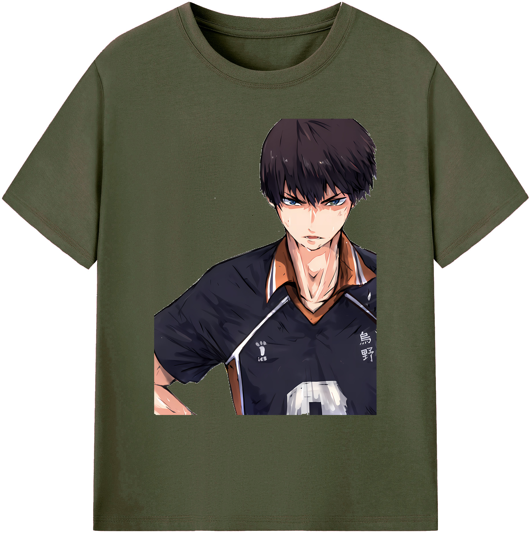 （画像用） ハイキュー!! Haikyu!! 綿100％ メンズ半袖Tシャツ｜肌触りやわらか＆通気性